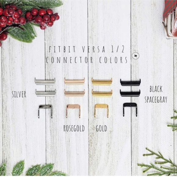 Santa Scrunchies Band for Apple Watch, Fitbit Versa 3 2 Lite, Samsung Watch - Picture 4 of 6